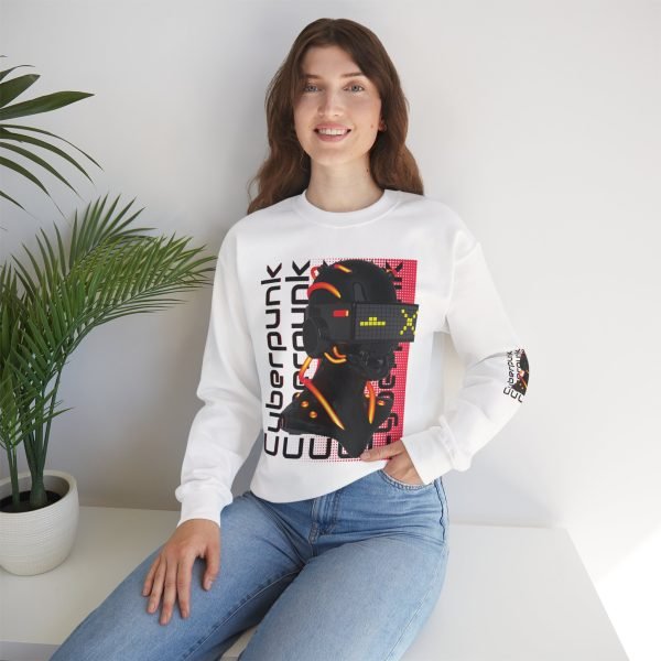 102094361978803837_2048.jpeg Cyberpunk Unisex Crewneck Sweatshirt - Trendy Streetwear for Gamers