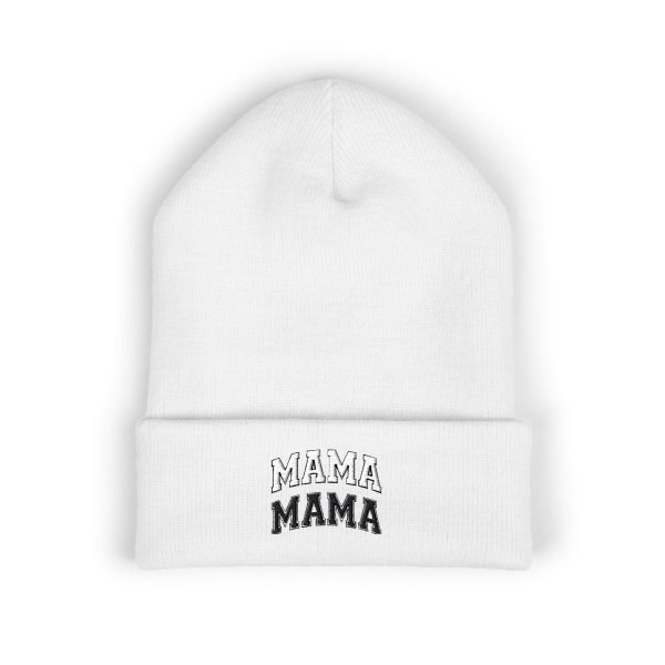 11086807537603882386_2048.jpeg Embroidered Mama Cuffed Beanie - Cozy Winter Accessory for Moms
