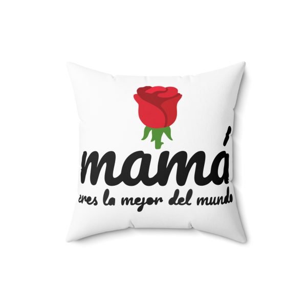 11511395869980630639_2048.jpeg Mother's Day Decorative Pillow - 'I Love Mom' & Personalized Rose Design