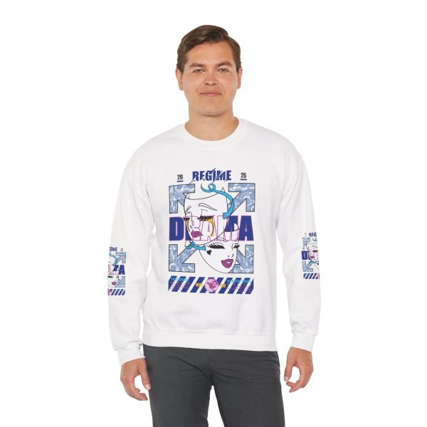 11688749682208089845_2048.jpeg Trendy Unisex Graphic Crewneck Sweatshirt - Regime Design