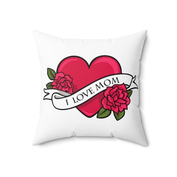 13870045423007621468_2048.jpeg Mother's Day Decorative Pillow - 'I Love Mom' & Personalized Rose Design