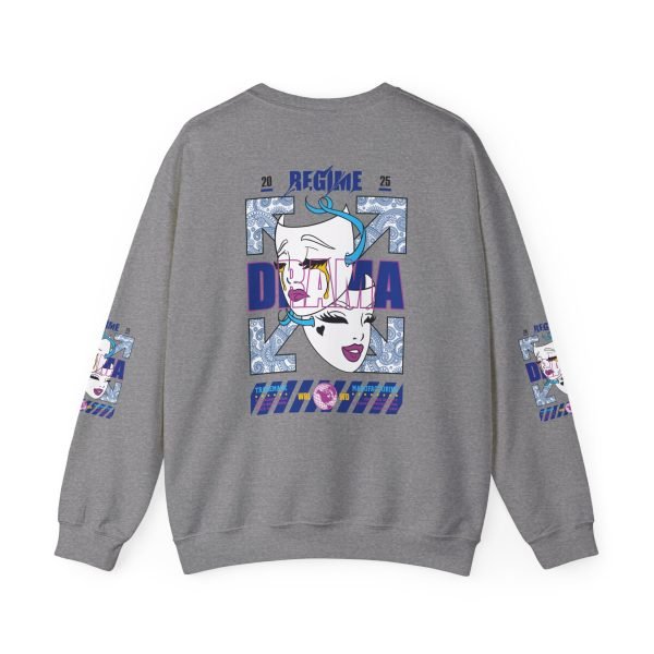 2219144966920545505_2048.jpeg Trendy Unisex Graphic Crewneck Sweatshirt - Regime Design