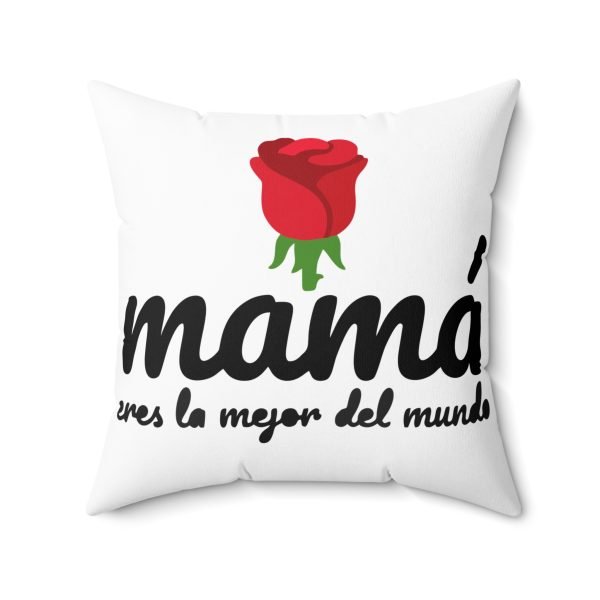 4213149638026561327_2048.jpeg Mother's Day Decorative Pillow - 'I Love Mom' & Personalized Rose Design