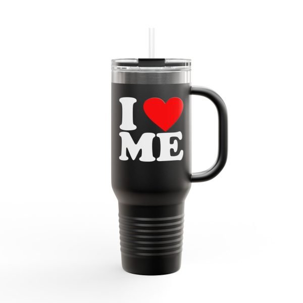 5244591901086835145_2048.jpeg Insulated Travel Mug - I ❤️ ME - 40oz Self-Love Tumbler for Everyday Use