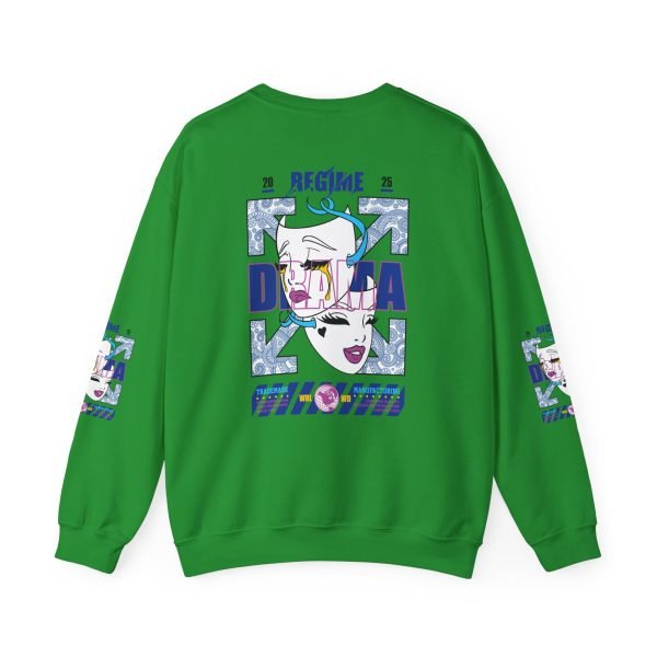 5915817221933290634_2048.jpeg Trendy Unisex Graphic Crewneck Sweatshirt - Regime Design