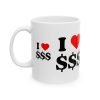 7738274215222263912_2048.jpeg I Love Money Lucky Ceramic Mug - Perfect Gift for St. Patrick's Day or Everyday Motivation
