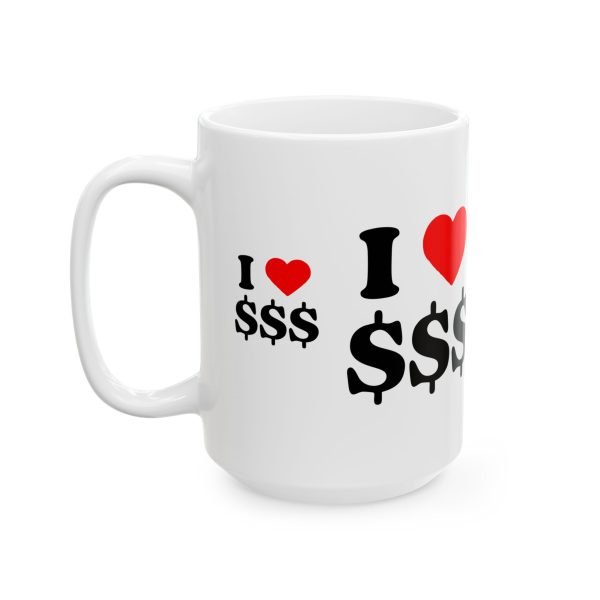 826103802550929717_2048.jpeg I Love Money Lucky Ceramic Mug - Perfect Gift for St. Patrick's Day or Everyday Motivation