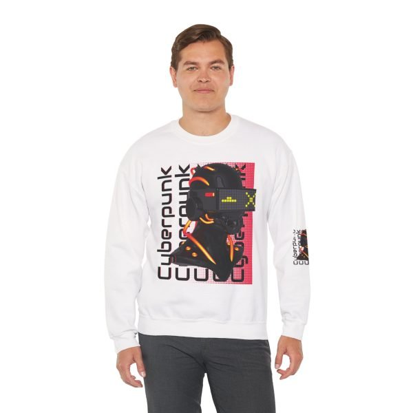 8768946677061705033_2048.jpeg Cyberpunk Unisex Crewneck Sweatshirt - Trendy Streetwear for Gamers