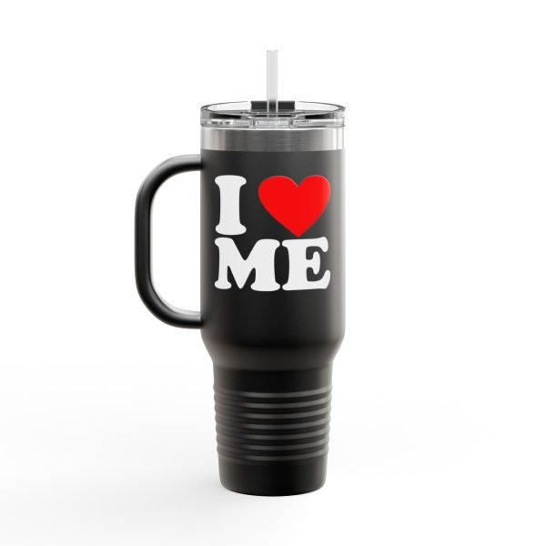 8786185209981778273_2048.jpeg Insulated Travel Mug - I ❤️ ME - 40oz Self-Love Tumbler for Everyday Use