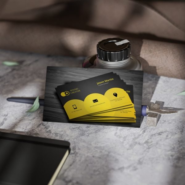 4707850936724860842_2048.jpeg Custom Business Cards for Ministry, Professional Networking Cards, Personalized Church Cards, Green Business Identity, Psalm-Inspired Cards