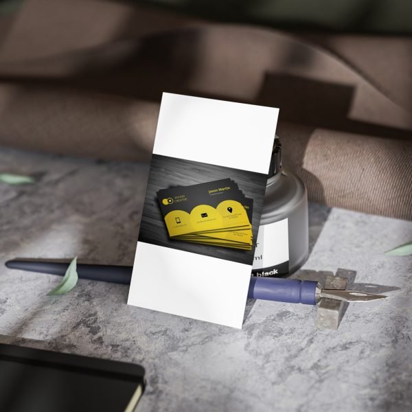 6464367173264264032_2048.jpeg Custom Business Cards for Ministry, Professional Networking Cards, Personalized Church Cards, Green Business Identity, Psalm-Inspired Cards