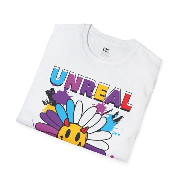 8511370538522348119_2048.jpeg Happy Flower Graphic Tee – Unisex 90s Vintage Style T-Shirt for Summer