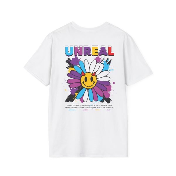 9768402678228645340_2048.jpeg Happy Flower Graphic Tee – Unisex 90s Vintage Style T-Shirt for Summer