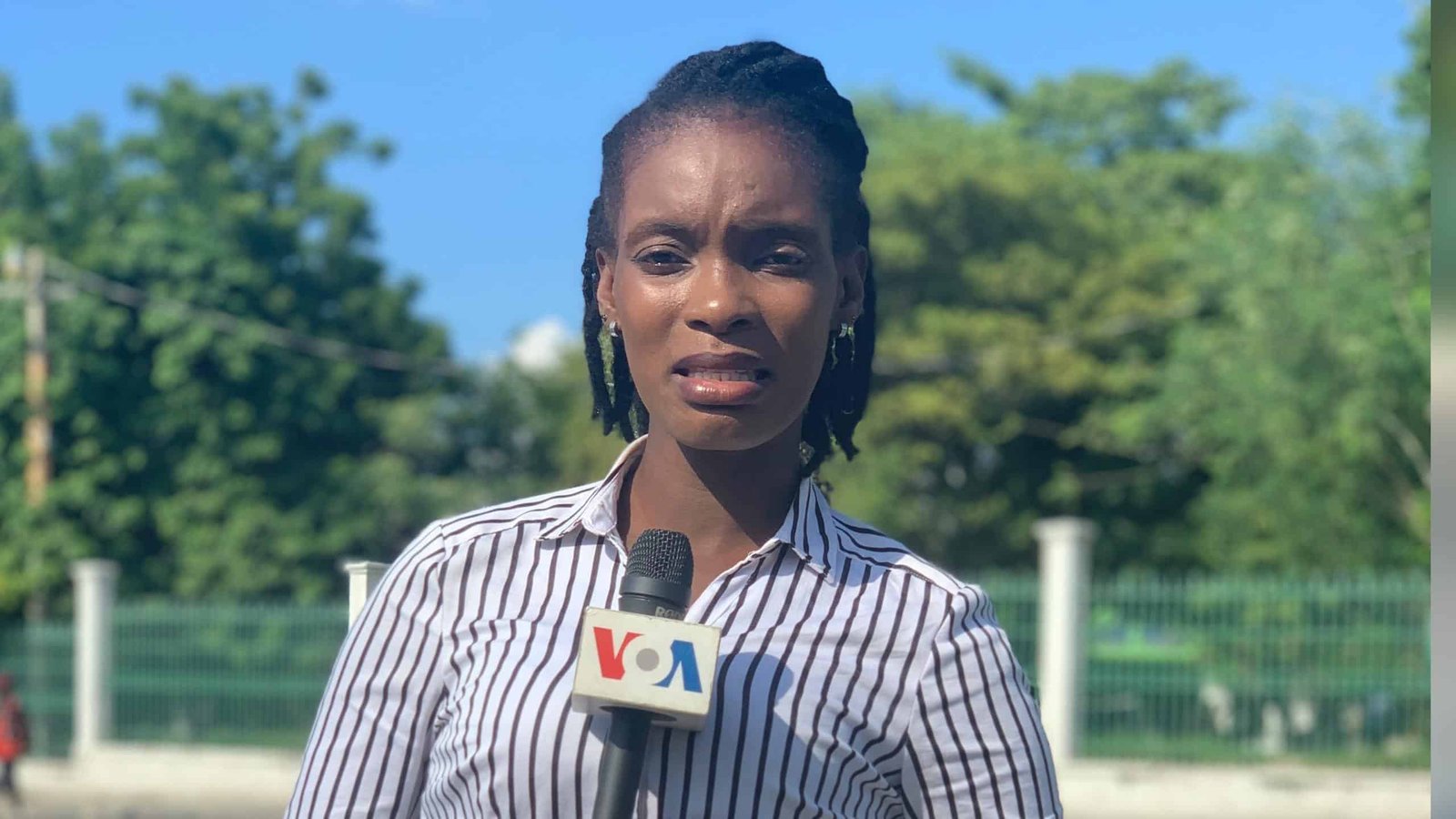 Portrait de la journaliste haïtienne Matiado Vilmé, ancienne collaboratrice de VOA Créole