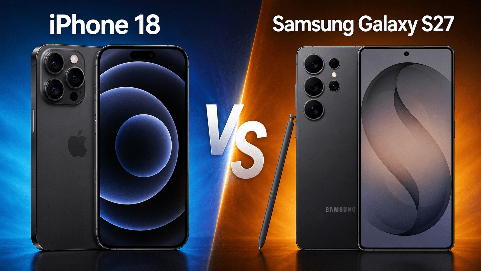 iPhone 18 smartphone comparison 2026