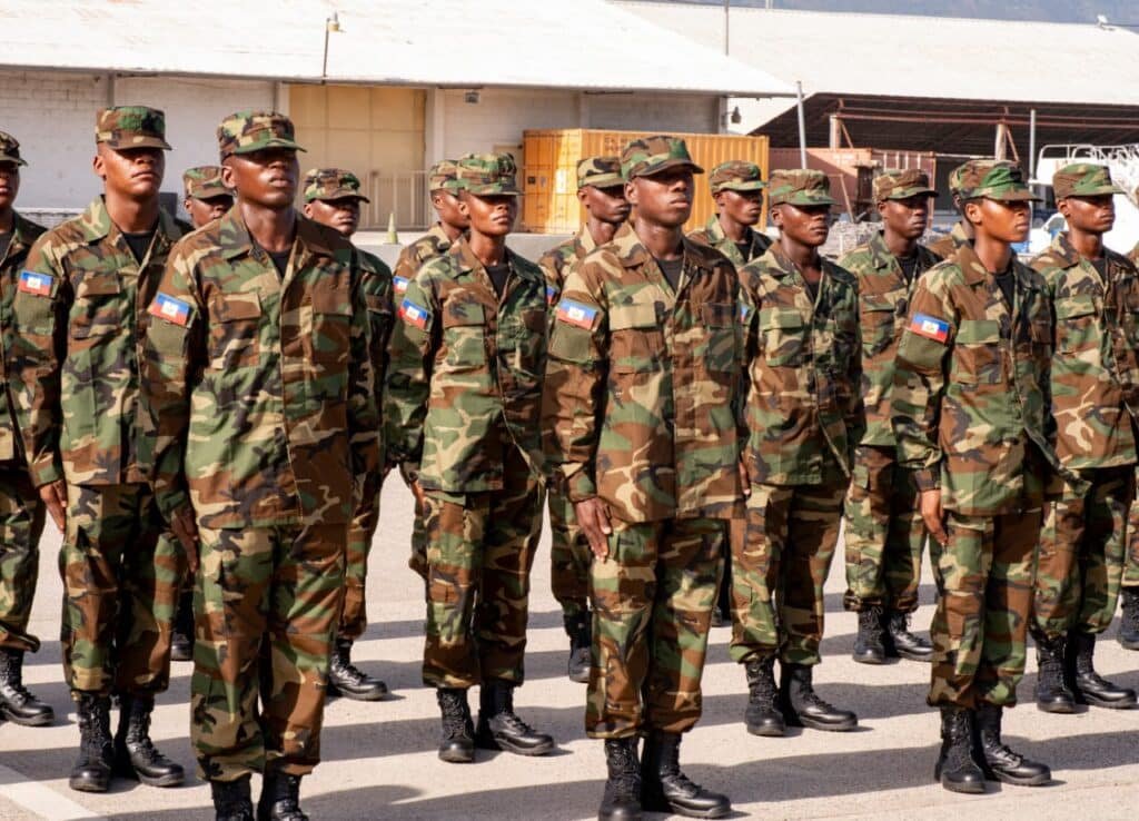 armée haïtienne 2026 soldats haïtiens formation militaire défense du territoire